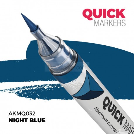 NIGHT BLUE – QUICK MARKER. Marca AK Interactive. Ref: AKMQ032.