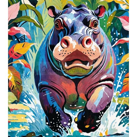Happy Hippo, 500 pz. Marca Cherry Pazzi. Ref: 20272.