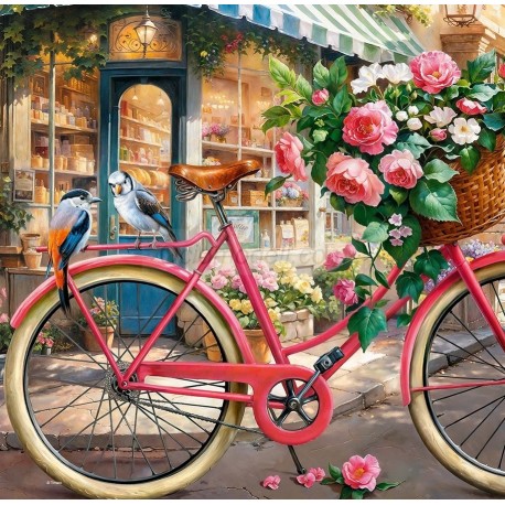 Puzzle Entrega de flores, Flower Delivery, 500 pz. Marca Cherry Pazzi. Ref: 20180.