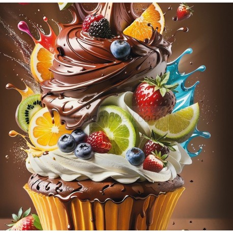 Puzzle Pastel loco, Crazy Cakel, 500 pz. Marca Cherry Pazzi. Ref: 20142.