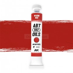 Oleo Rojo calido, Warm red. Marca Abteilung. Ref: AKABT025.