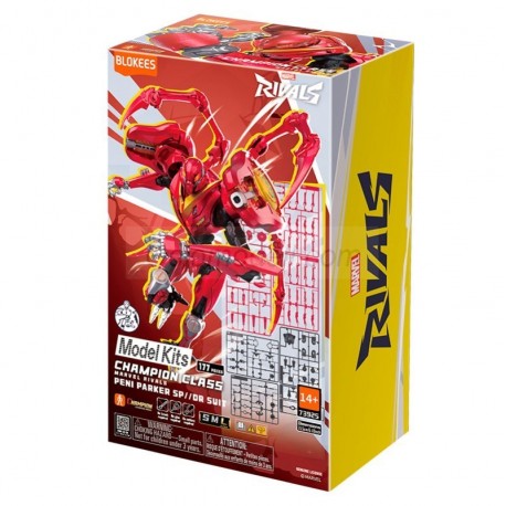 Figura Champion Class Marvel Rivals: Peni Parker SP//dr Suit. Marca BLOKEES. Ref: 73925.
