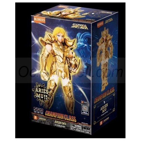 Figura Champion Class Saint Seiya: Aries Mu. 13cm. Marca BLOKEES. Ref: 75002.