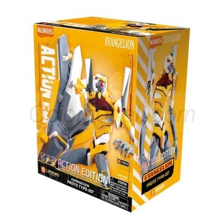 Figura Action Edition Evangelion: Proto Type-00'. 13cm. Marca BLOKEES. Ref: 73513.