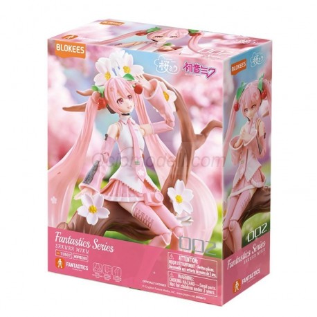Figura Fantastics Edition Hatsune Miku: Sakura Miku, 13cm. Marca BLOKEES. Ref: 73507.