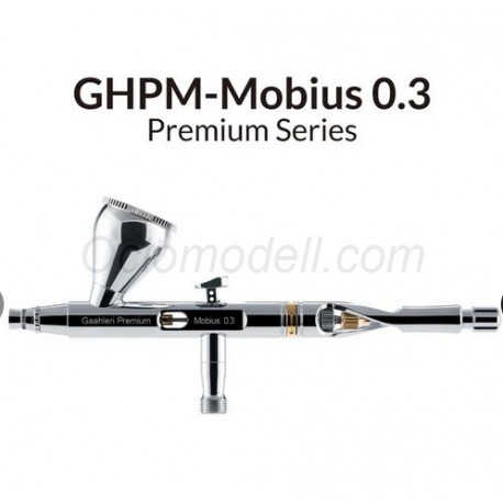 Aerógrafo Premium Series GHPM-Mobius 0.3mm. Marca Gaahleri. Ref: 40867.