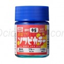 Pintura Aqueous Hobby Color,Soft Vinyl Color, AZUL. Bote 18 ml. Marca MR.Hobby. Ref: SVC05.