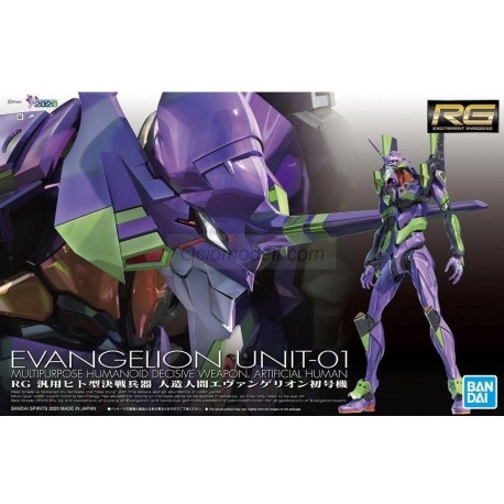 RG Nge EVANGELION unidad 01. Escala 1/144. Marca Bandai. Ref: 5058925.
