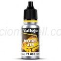 Acrilico Model Air Plata metalizada. Bote 17 ml. Marca Vallejo. Ref: 71.063, 71063.