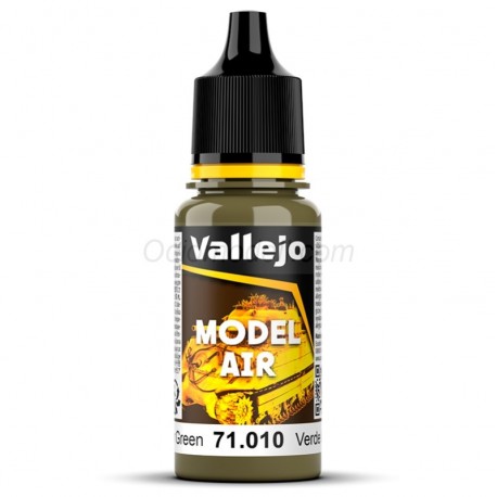 Acrilico Model Air Verde Interior. Bote 17 ml. Marca Vallejo. Ref: 71.010, 71010.