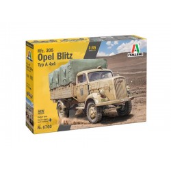 Camión Kfz.305 Opel Blitz Typ A 4x4. WWII. Africa korps Aleman. Escala 1:35. Marca Italeri. Ref: 6760.