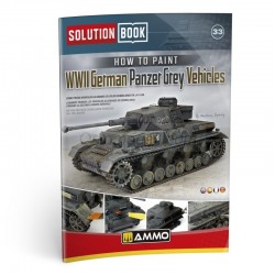 SOLUTION BOX MINI 33 - Vehículos German WWII panzer grey (Multilingüe) . Marca Ammo Mig. Ref: A.MIG6607.