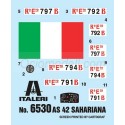 VEHÍCULO AS.42 SAHARIANA. Escala 1:35. Marca Italeri. Ref: 6530.