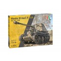 Carro o tanque Marder III Ausf. H Sd. Kfz.138. Contiene 2 figuras. Escala 1:35. Marca Italeri. Ref: 6588.