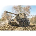 Carro o tanque Marder III Ausf. H Sd. Kfz.138. Contiene 2 figuras. Escala 1:35. Marca Italeri. Ref: 6588.