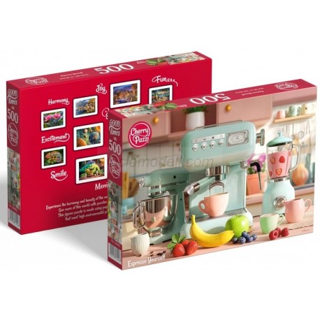 Puzzle Pastel loco, Crazy Cake, 500 pz. Marca Cherry Pazzi. Ref: 20142.