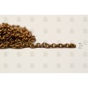 Cadena cobre Tipo C, eslabón 4mm x 1m . Marca Amati. Ref: 436005.