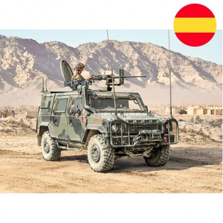 Vehiculo VTLM Lince. Con calcas españolas. Escala 1:35. Marca Italeri. Ref: 6566.
