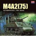 Tanque USMC M4A2 Sherman 75mm 'Pacific Theater'. Escala 1:35. Marca Academy. Ref: 13562.