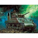 Tanque USMC M4A2 Sherman 75mm 'Pacific Theater'. Escala 1:35. Marca Academy. Ref: 13562.