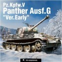 Tanque Pz.Kpfw.V Panther Ausf.G "Ver. Early" (Released Aug,2023). Escala 1:35. Marca Academy. Ref: 13529.