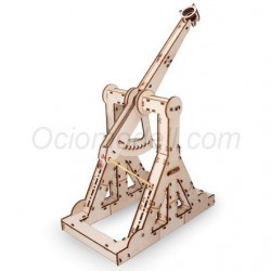 Wooden mechanical EWA, Maqueta Mecánica de madera EWA Catapulta con 94 piezas. Marca Ewa. Ref: 59500001