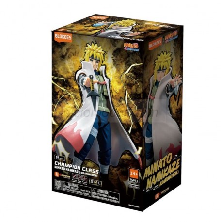 Figura Champion Class Naruto CC03: Minato Namikaze.. 13cm. Marca BLOKEES. Ref: 75613.