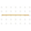 CENEFA DE LATON ( F ) de 12 x 240 mm. 1ud. Marca Amati. Ref: 5500/06.