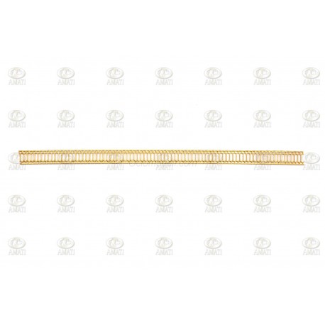 CENEFA DE LATON ( F ) de 12 x 240 mm. 1ud. Marca Amati. Ref: 5500/06.