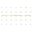 CENEFA DE LATON ( F ) de 12 x 240 mm. 1ud. Marca Amati. Ref: 5500/06.