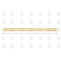 CENEFA DE LATON ( F ) de 12 x 240 mm. 1ud. Marca Amati. Ref: 5500/06.