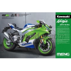 Moto Kawasaki Ninja ZX-10R. Escala 1:9. Marca Meng. Ref: MT-007.