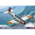 Avión entrenamiento Beechcraft T-34B Mentor - VT-5 Training Air Wing. Escala 1:48. Marca Academy. Ref: 12361.
