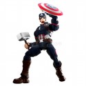 Figura Champion Class Marvel Infinity Saga: Capitán América, 13cm. Marca BLOKEES. Ref: 81115.