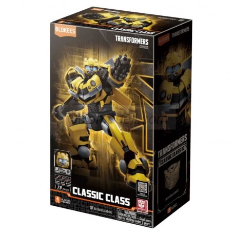 Figura Classic Class Transformers 02: Bumblebee Rise of the Beasts (Light-Up Eyes). 13cm. Marca BLOKEES. Ref: 71142.
