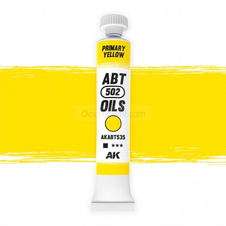 Oleo AMARILLO PRIMARIO, Primary Yellow. Marca Abteilung. Ref: AKABT535.