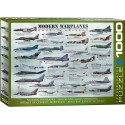 Puzzle Modern Warplanes, aviones modernos de guerra, 1000 pz. Marca Eurographics. Ref: 6000-0076.