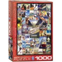 Puzzle Aventuras ferroviarias, Railroad Adventures, 1000 pz. Marca Eurographics. Ref: 6000-0648.