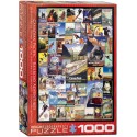 Puzzle Aventuras ferroviarias, 1000 pz. Marca Eurographics. Ref: 6000-0648.