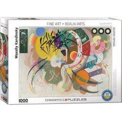 Puzzle Dominant Curve, Kandinsky, 1000 pz. Marca Eurographics. Ref: 6000-0839.