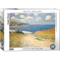 Puzzle Camino a través de los campos de trigo, Monet, 1000 pz. Marca Eurographics. Ref: 6000-1499.