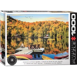 Puzzle Lakeside Cottage, Quebec 1000 pz. Marca Eurographics. Ref: 6000-5427.