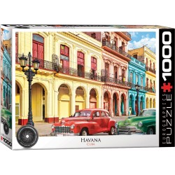 Puzzle La Havana, Cuba, 1000 pz. Marca Eurographics. Ref: 6000-5516.