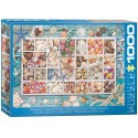 Puzzle Colección Seashell, colección de conchas, 1000 pz. Marca Eurographics. Ref: 6000-5529.