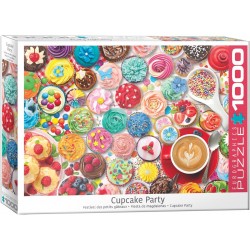 Puzzle Cupcake Party, Fiesta de Cupcake, 1000 pz. Marca Eurographics. Ref: 6000-5604.