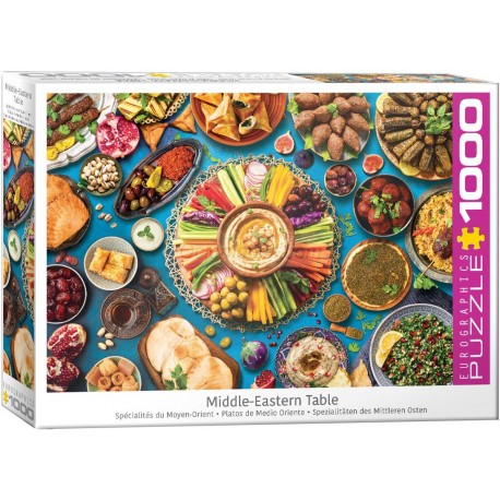 Puzzle Mesa de Oriente Medio, 1000 pz. Marca Eurographics. Ref: 6000-5617.
