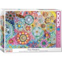 Puzzle Thai Mosaic, Mosaico Taliandés, 1000 pz. Marca Eurographics. Ref: 6000-5637.