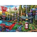 Puzzle Totem Dreams, Los sueños del Tótem, 500 pz. Marca Eurographics. Ref: 6500-5361.