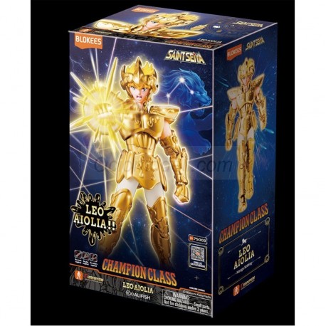 Figura Champion Class Saint Seiya: Leo Aiolia. 13cm. Marca BLOKEES. Ref: 75003.