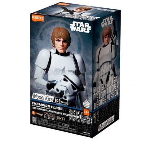 Figura Champion Class Star Wars: Luke Stormtrooper, 13cm. Marca BLOKEES. Ref: 75804.